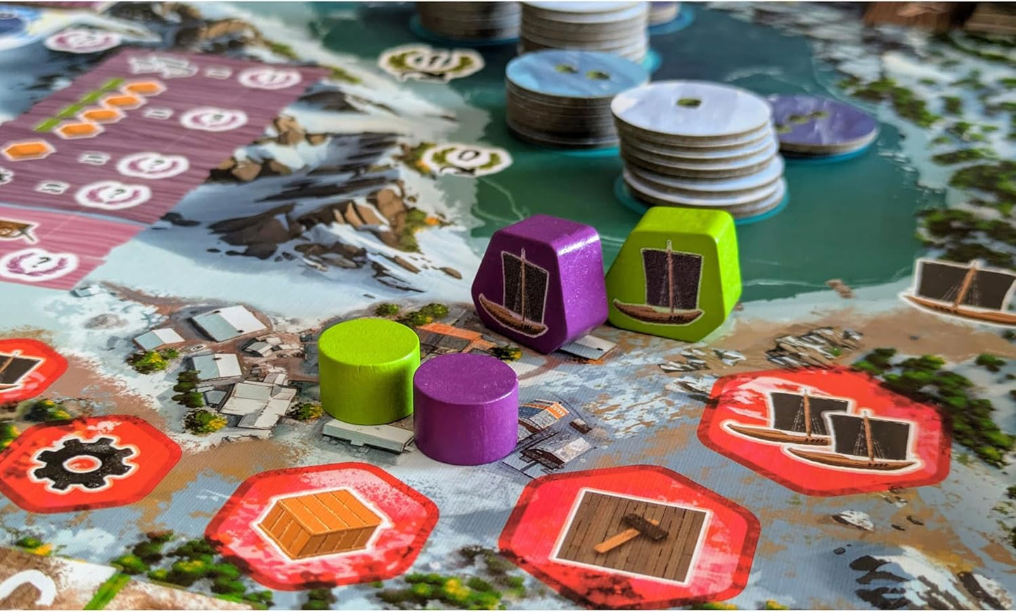 Brettspiel Saltfjord (Englische Edition)