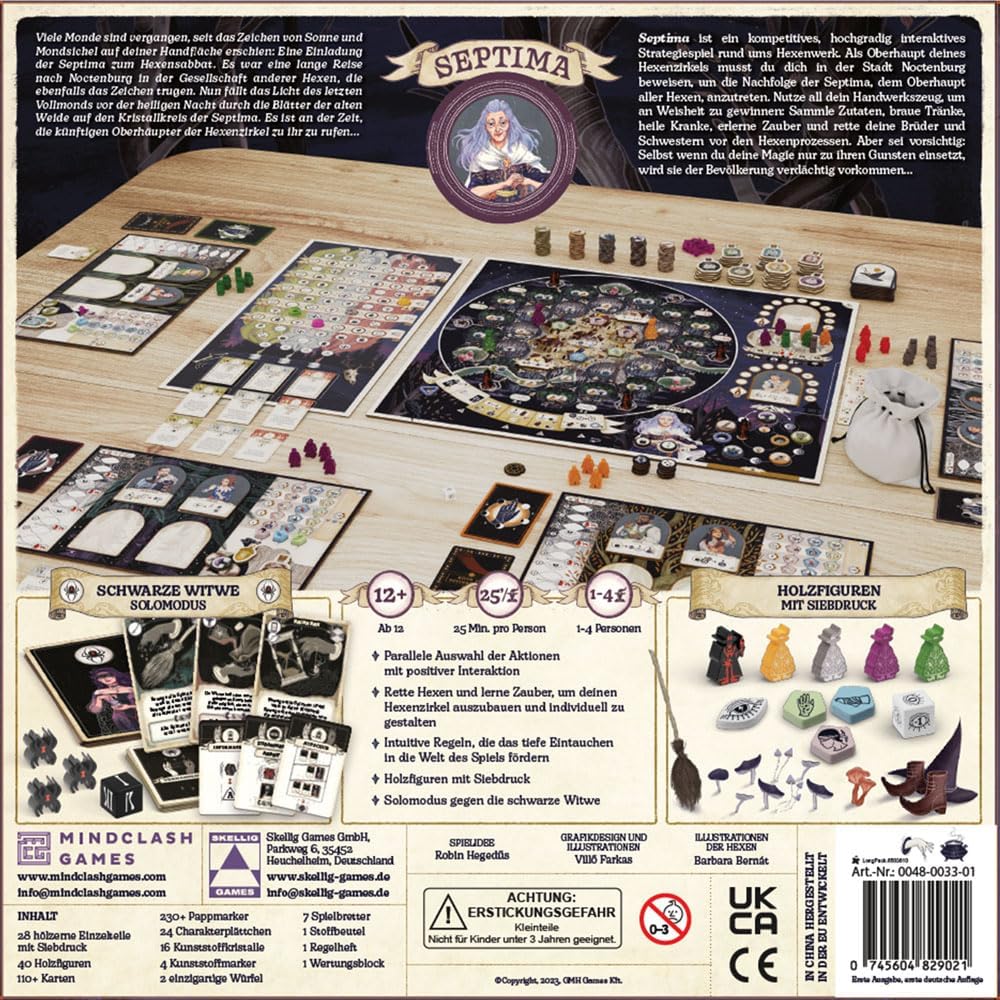 Brettspiel Septima (Deutsche Version)