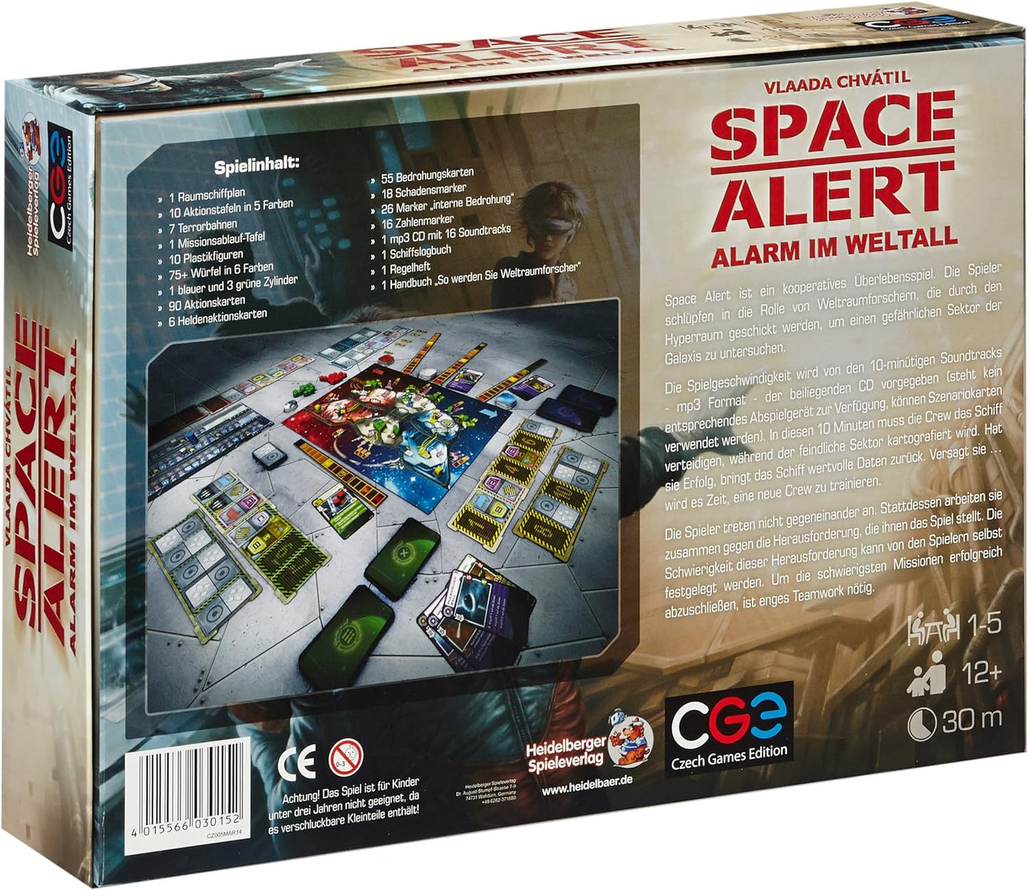 Brettspiel Space Alert (Deutsche Version)