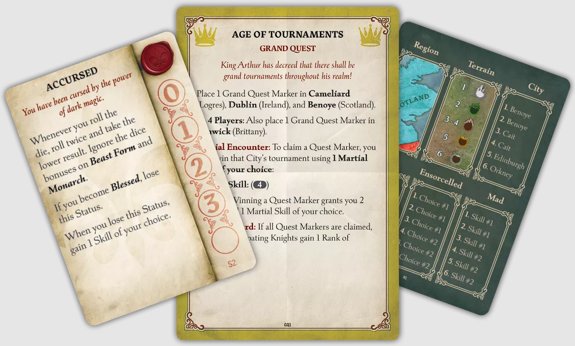 Brettspiel Tales of the Arthurian Knights (Englische Version)