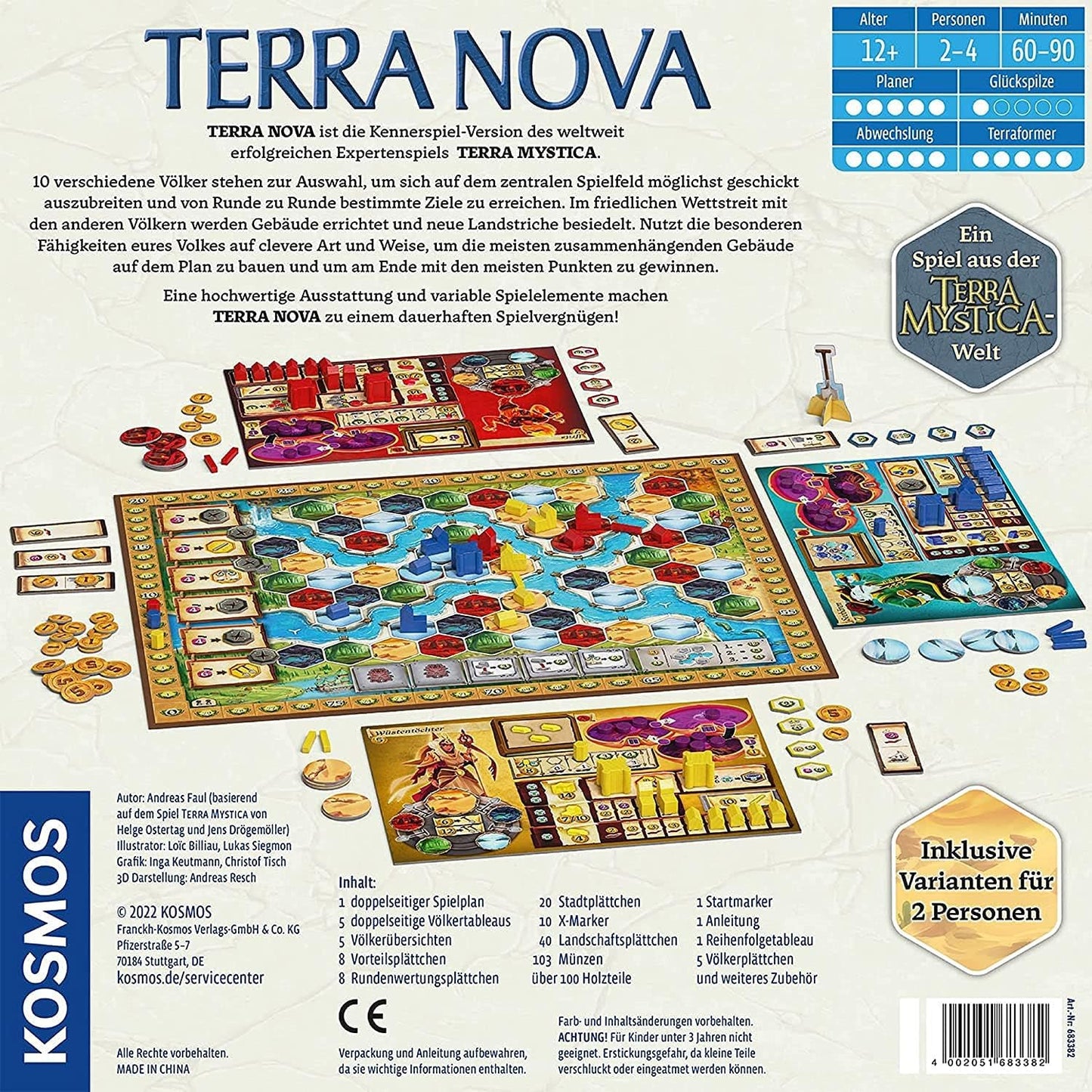 Brettspiel Terra Nova (Deutsche Version)