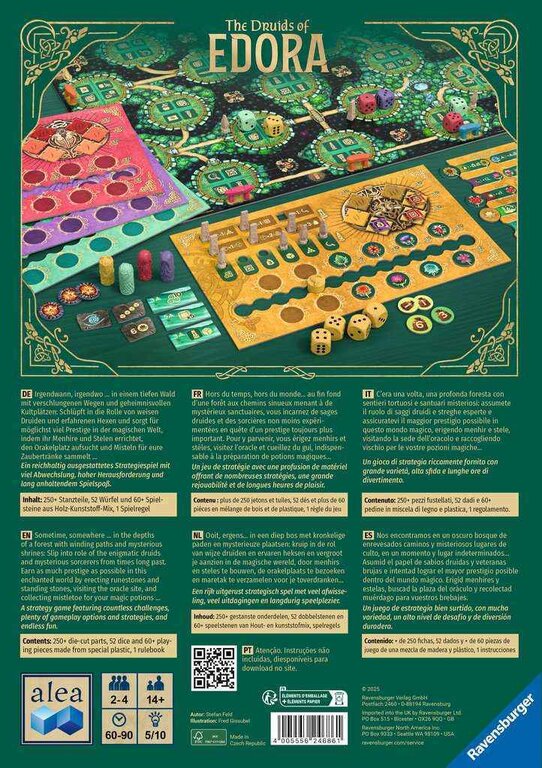 Brettspiel The Druids of Edora (Multilingual Edition)