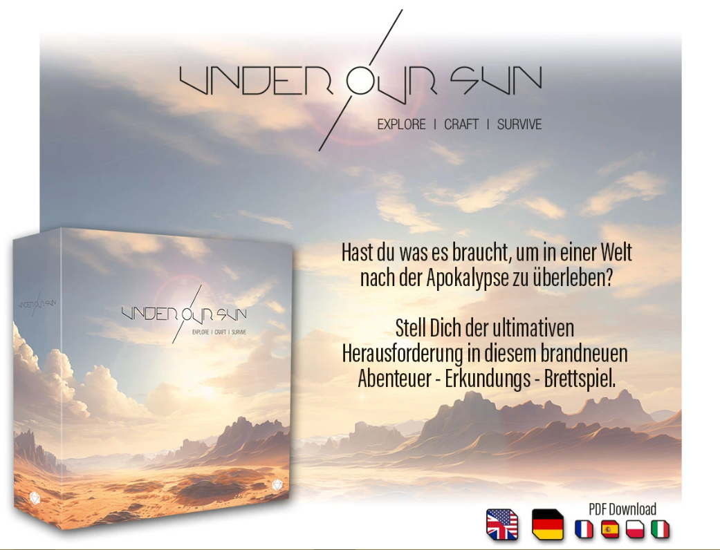 Brettspiel Under Our Sun (Deutsche Version)