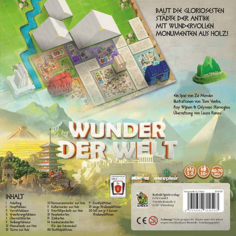 Brettspiel Wunder der Welt (Deutsche Version)