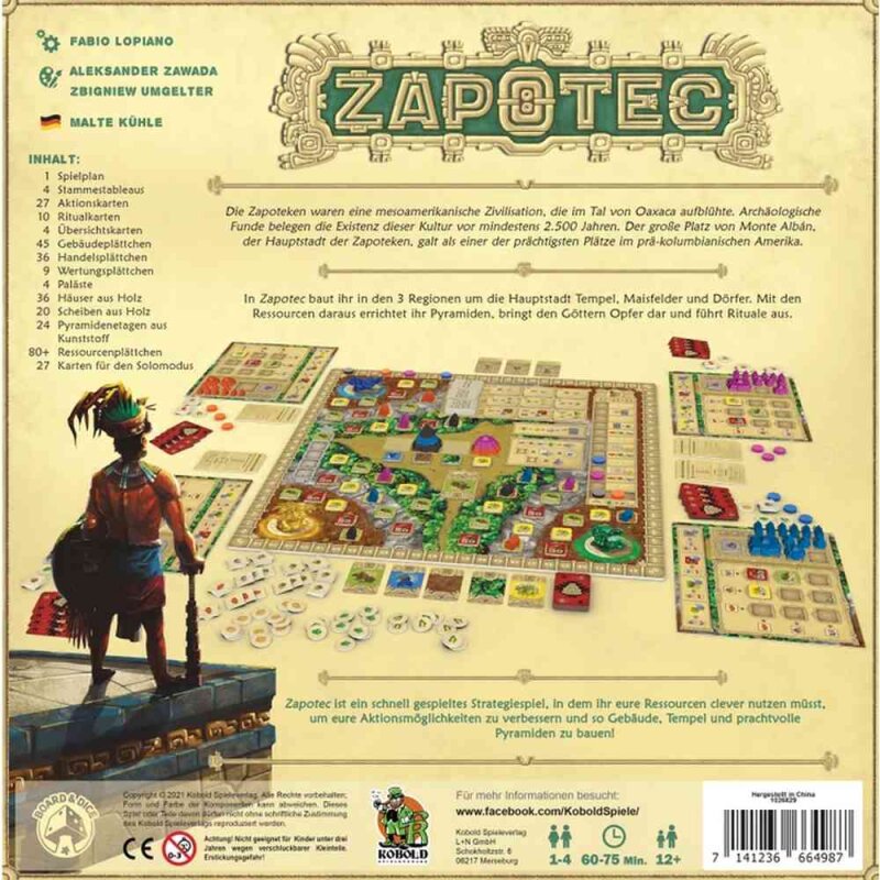 Brettspiel Zapotec (Deutsche Version)