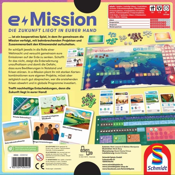 Brettspiel e-Mission (Deutsche Version)